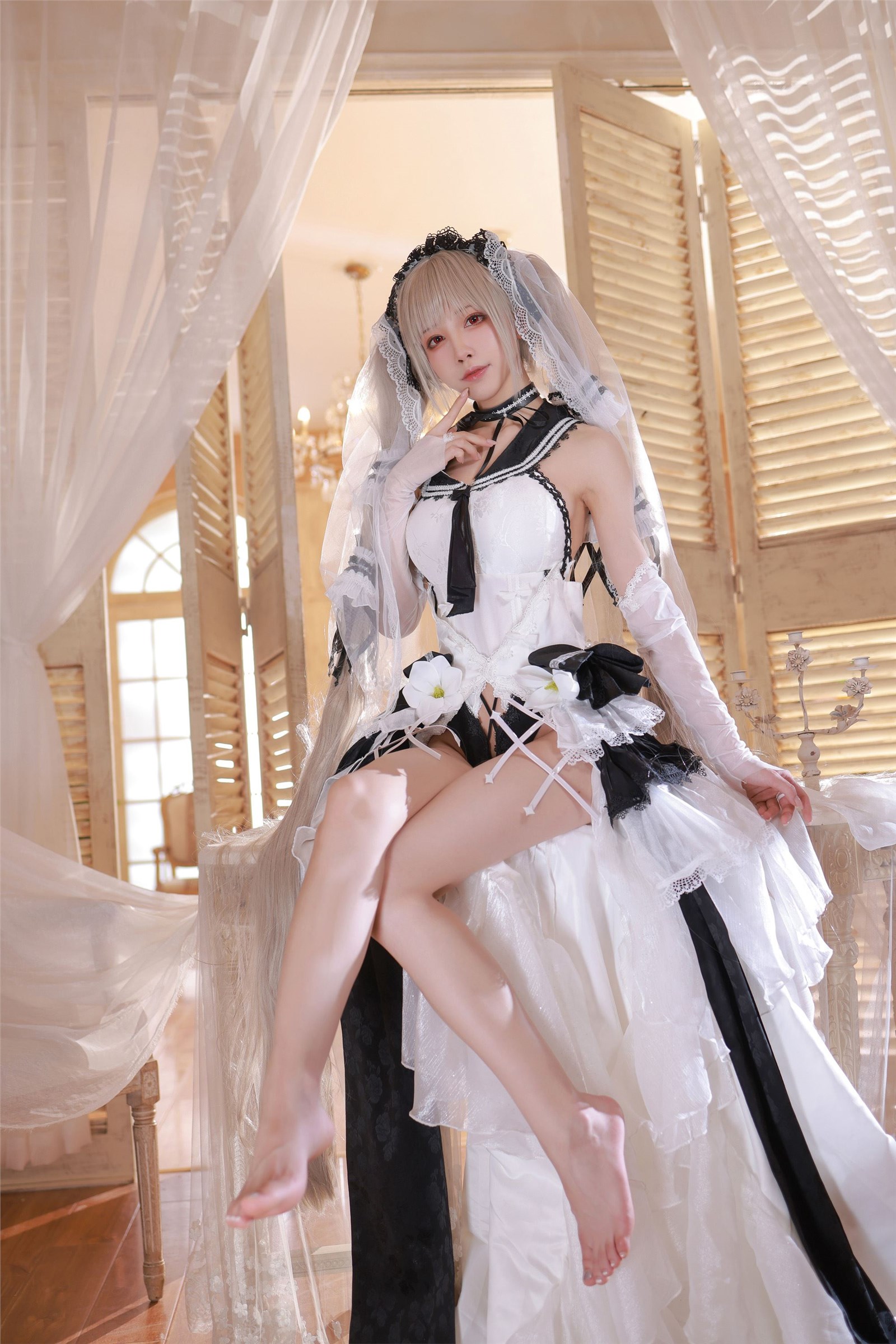 Aqua - NO.88 Blue line Wedding dress 45p(7)